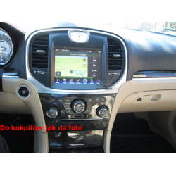 Radio dedykowane Chrysler 300C 2011-2019r 13,3 CALA TESLA STYLE Android 9/10 CPU 8x1.6GHz Ram4GHz Dysk 64GB GPS Ekran HD MultiTouch OBD2 DVR DVBT BT K